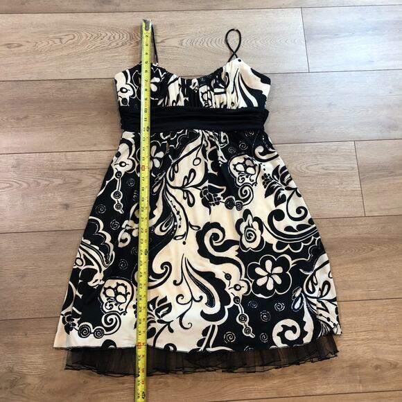 VTG Y2K Women Fit Flare Tie Babydoll Dress Lg Whimsigoth Fairy Grunge Lace Witch - Picture 7 of 10